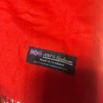100% Cashmere Made In Scotland Red Photo 2