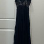 Badgley Mischka Navy Blue Ballerina Gown Size 0 US $1,100 Photo 5