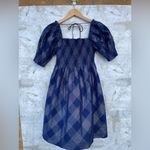 Hill House Home Athena Nap Dress Navy Glitter size small Blue Photo 3