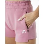 Alphalete  Woman’s  ELMTS Relaxed Short - Confetti  Size Medium Photo 3