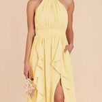 Birdy Grey  Light Yellow Gown Photo 0