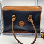 Dooney & Bourke black pebbled leather vintage tote bag serial number A42… Photo 14