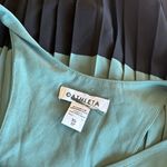 Athleta NWOT Swing Forward Pleated Tank Top Deep Ocean Teal XS Photo 9