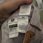 Levi's 501 Lavendar Jean Shorts Distressed Mid-Thigh Photo 3