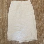 Reformation  100% Linen Faux Wrap MIDI Skirt 8 Photo 1