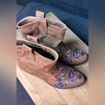 ALDO  Floral Embroidered Ankle Boots size 6 Photo 4