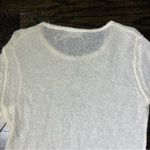 ZARA  Cream Knit Black Lace Hem Sweater Dress Photo 4