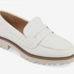 Journee Collection New  Kenly Penny Loafers Slip On Shoes White Size 6.5 Photo 0