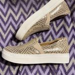 Naturalizer  Carly 3 Slip On Sneakers Womens 5 M Metallic Gold Leather Shoes Photo 3