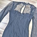 Likely  | LBD Little Black Dress Ruffle Wide Long Sleeve Lace Overlay | Size 6 Photo 7