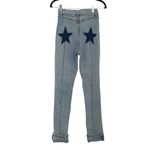 Revice Denim REVICE‎ Women's Light Blue Wash Uptown Rising Star Raw Hem Jeans Size 26 Photo 3