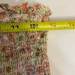 Japna Floral One Shoulder Smocked Ruffle Top Photo 6