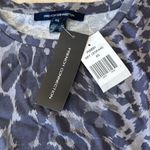 French Connection NWT Grey Leodard Cropped T-shirt Photo 1