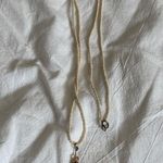 Anthropologie  Cream Tassel Necklace Photo 0