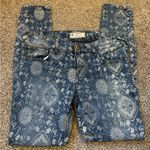 Free People  Isla Batik Patterned Jeans Photo 0