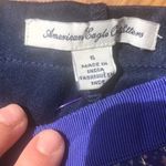 American Eagle  Outfitter Blue Skirt size Small/Medium size 6 mini skirt Floral Photo 2