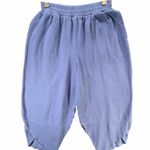 Free People  Leo Pants Womens S Purple Pull On Wrap Around Hem Slouchy Beachy Photo 0