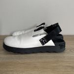 Sorel Viibe Clog Womens 10 White Leather Slingback Casual Platform Neutral Photo 1