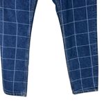 ASOS Jeans Womens 30 Windowpane Medium Wash Skinny Retro 90s Preppy Hipster Y2K Photo 2