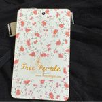 Free People We the Free Women’s Open Back Black T-Shirt Photo 9