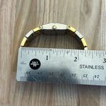 Elgin II Ladies Watch Gold Silver Tone Cuff Bracelet Silver Dial Gorgeous Photo 10