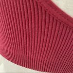 Burgundy ribbed bralette Photo 5