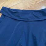 Nike Dri Fit Workout Capri Wide Leg Pants Womens Medium Black Elastic Wide Waist Photo 10