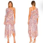 Veronica Beard  Kimber silk midi Dress in Multi Photo 1