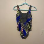 Athleta  Midnight Palm Scoop One Piece swimsuit‎ Size XS Photo 6