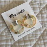 Madewell Confetti Acetate Hoop Earrings Blush Multi Photo 3