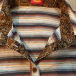 Eye striped business button up dress shirt Photo 3