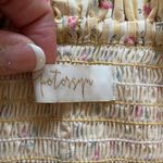 Petersyn | Barrett Smocked Mini Skirt Yellow Sz Small $268 Photo 3