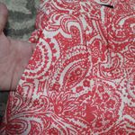 Lands' End Coral Paisley Print Skirt Photo 2