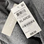 Alfani  X-Large Sweater Midi Dress Balloon Sleeve Stretch Surplice V-Neck Grey Photo 6