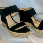 Jessica Simpson  Black Platform Espadrille Size 8M Photo 4