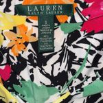 Ralph Lauren Lauren  Womens Fit N Flare Dress Floral Stretch Jersey Size Photo 4