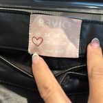 Revice Denim  Flares Venus Star Black Faux Leather SuperNova Photo 7