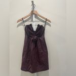 Ashley Park‎ X RTR Voila Vegan Leather Dress Size 2 Purple Photo 1