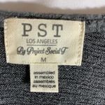 Project Social T grey square neck hacci tee M new Photo 4