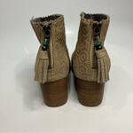 Toms  Leila embossed suede ankle boots size 8‎ Photo 4