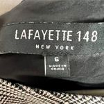 Lafayette 148 New York Delia Houndstooth Glen Plaid Sheath Dress 6 Black White Photo 7