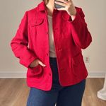 Pendleton Vintage 70s Red Wool Blazer Jacket Medium/16 Retro Holiday Photo 0