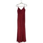 Camille La Vie  Red Sparkle Evening Gown Dress Size 6 Formal Prom Shimmer Holiday Photo 1