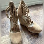 Raye  Dixie Espadrille Wedges Revolve Leather Tassels Suede 6 Photo 5