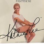 VTG Kathie Lee Gifford Silky Sheer Control Pantyhose Sandalfoot Oatmeal S/M Photo 1