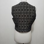 Vintage Hobby Horse Black & Gold Aztec Waistcoat Show Vest Size Medium Photo 4