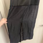 NWT SNDYS Chloe Strapless Sheer Dress Black Small Photo 7