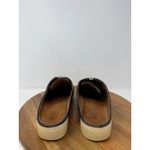 Frye Lena Black Leather Zipper Mule Sneakers Slip On Shoes Size 6M Photo 4