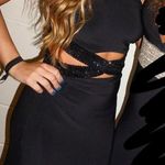 Long Black Formal Cut Out Dress Size XS Photo 1
