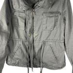Old Navy  Canvas Field Jacket Women's M Olive Green Zip Gorpcore Pockets Military Photo 4